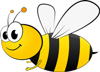 Biene fliegt Menü Icon